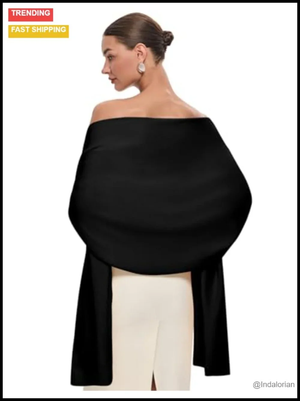 Pashmina Shawl Wrap Large Wedding Bridal Winter Scarf Thick Warm Shoulder Cover
